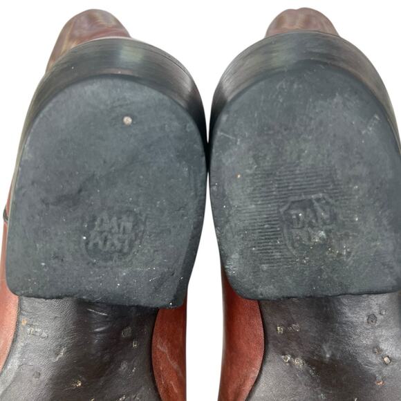 Vintage Dan Post Men’s Brown Leather Western Cowboy Boot Size US 9.5 EW main image 9